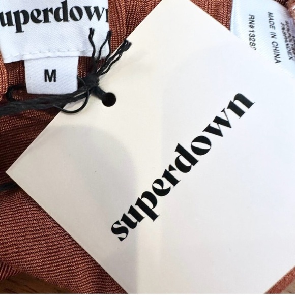 Superdown Irene Strappy Pant Set in Rust Size Medium - Picture 5 of 6